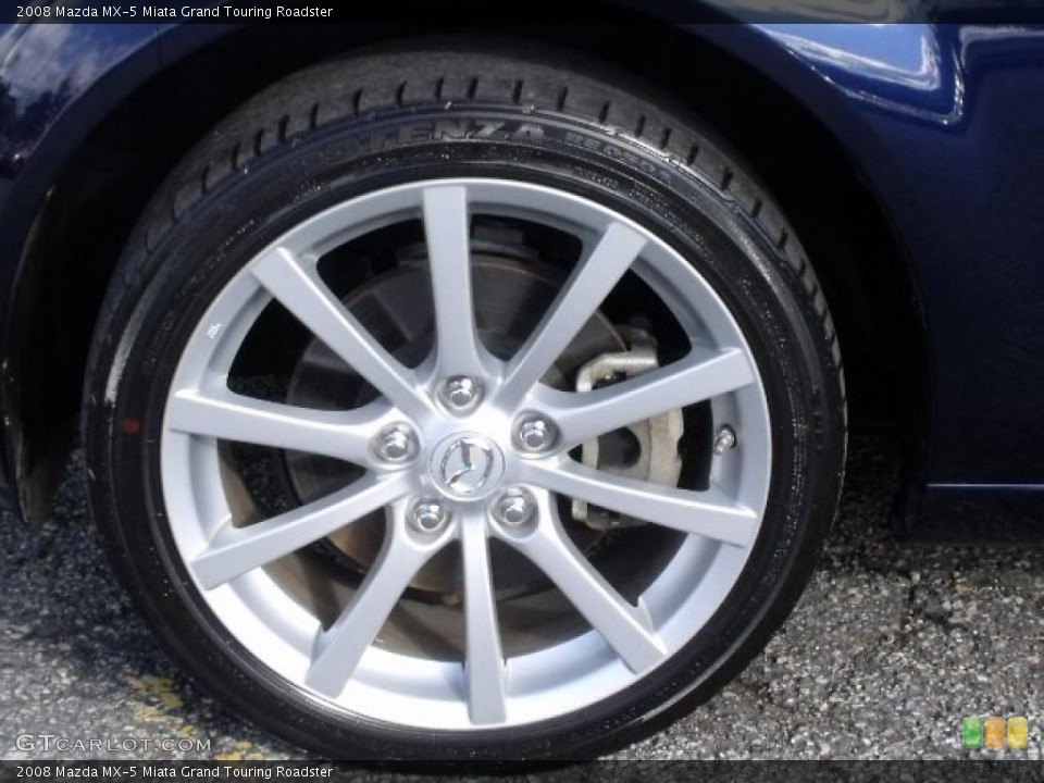 2008 Mazda MX-5 Miata Grand Touring Roadster Wheel and Tire Photo #38241579