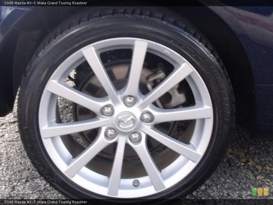 2008 Mazda MX-5 Miata Grand Touring Roadster Wheel and Tire Photo #38241627