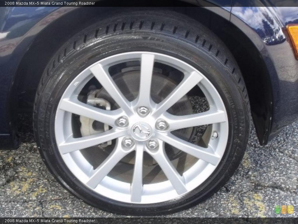2008 Mazda MX-5 Miata Grand Touring Roadster Wheel and Tire Photo #38241663