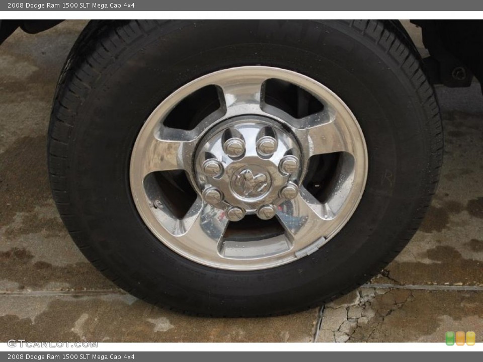 2008 Dodge Ram 1500 SLT Mega Cab 4x4 Wheel and Tire Photo #38245487