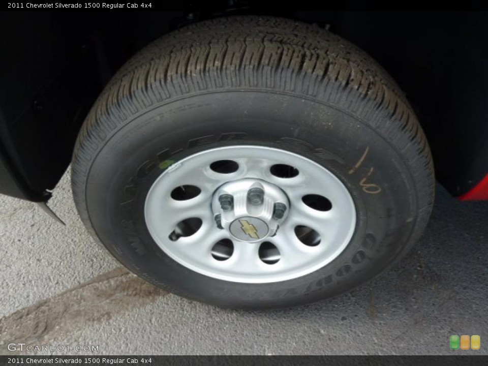 2011 Chevrolet Silverado 1500 Regular Cab 4x4 Wheel and Tire Photo #38248047