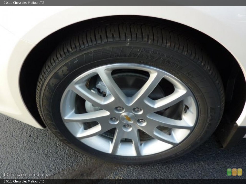 2011 Chevrolet Malibu LTZ Wheel and Tire Photo #38249363