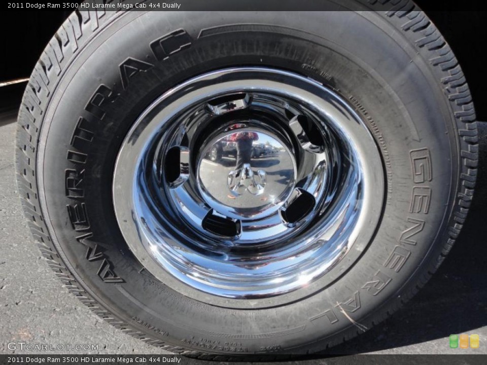 2011 Dodge Ram 3500 HD Laramie Mega Cab 4x4 Dually Wheel and Tire Photo #38249543