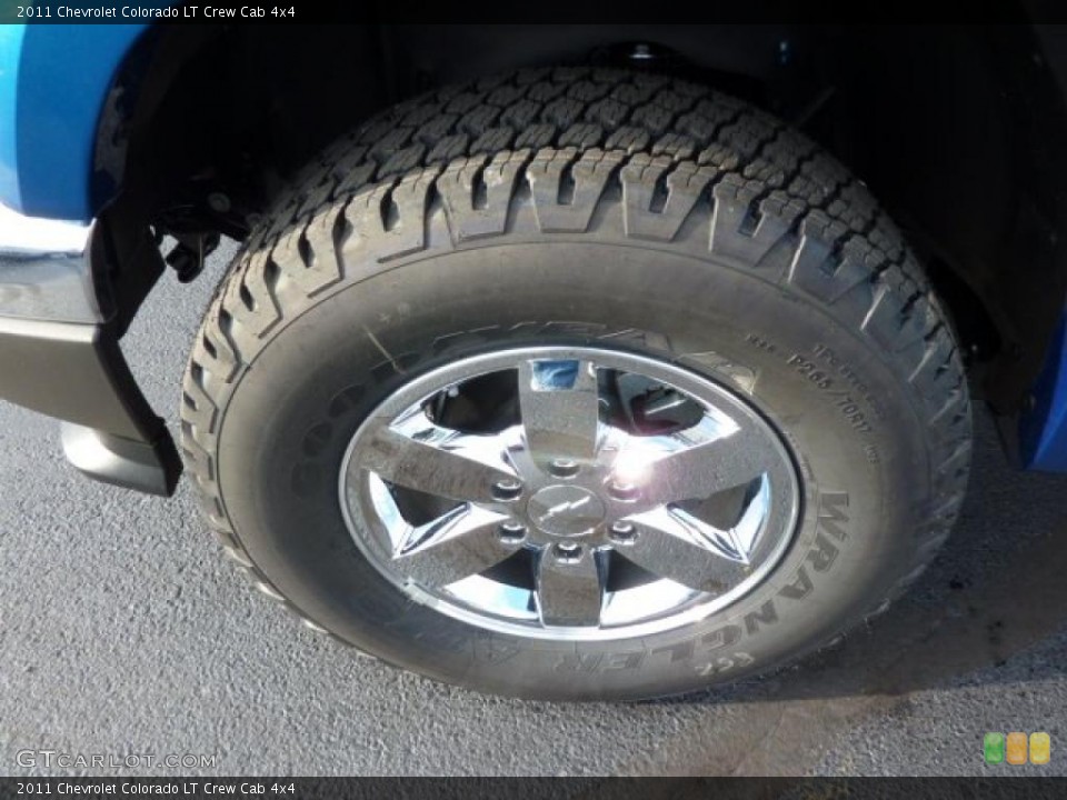 2011 Chevrolet Colorado LT Crew Cab 4x4 Wheel and Tire Photo #38250599
