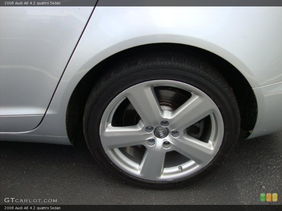 2008 Audi A6 4.2 quattro Sedan Wheel and Tire Photo #38255000
