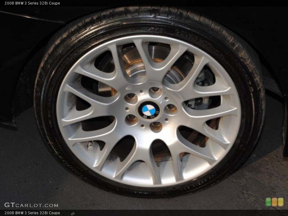 2008 BMW 3 Series 328i Coupe Wheel and Tire Photo #38265087