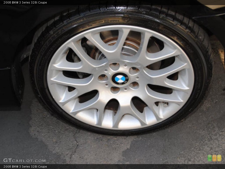 2008 BMW 3 Series 328i Coupe Wheel and Tire Photo #38265167