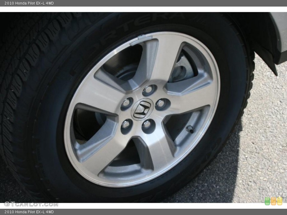 2010 Honda Pilot EX-L 4WD Wheel and Tire Photo #38267459