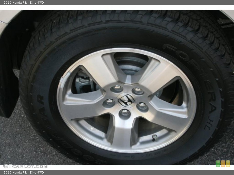 2010 Honda Pilot EX-L 4WD Wheel and Tire Photo #38267491