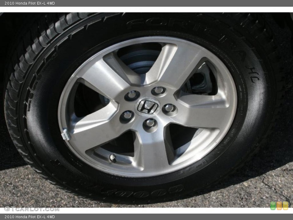 2010 Honda Pilot EX-L 4WD Wheel and Tire Photo #38267499