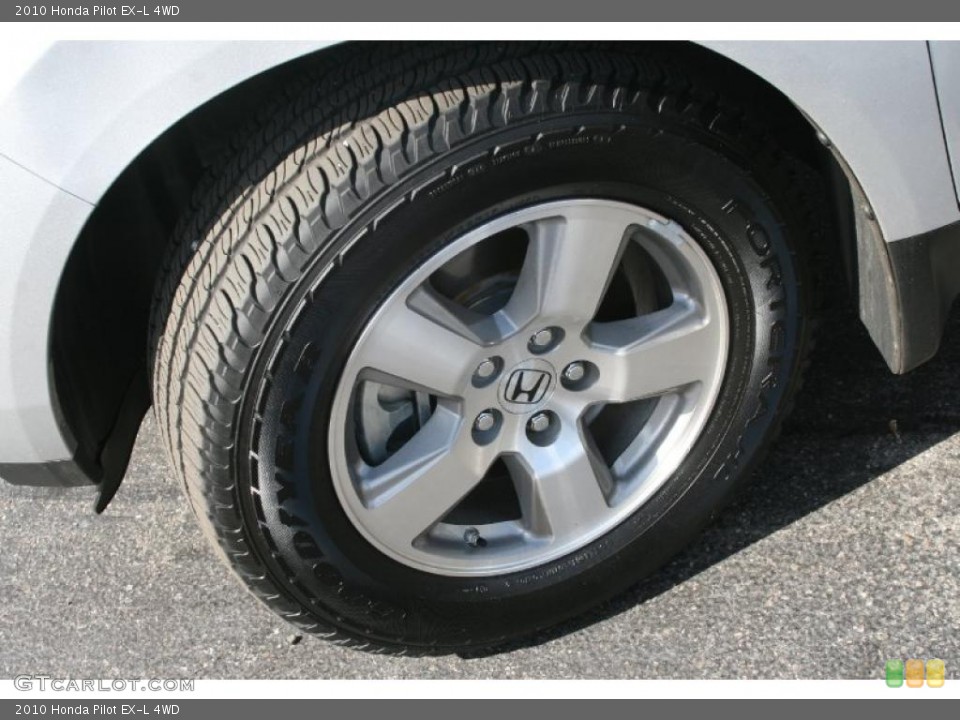 2010 Honda Pilot EX-L 4WD Wheel and Tire Photo #38267503