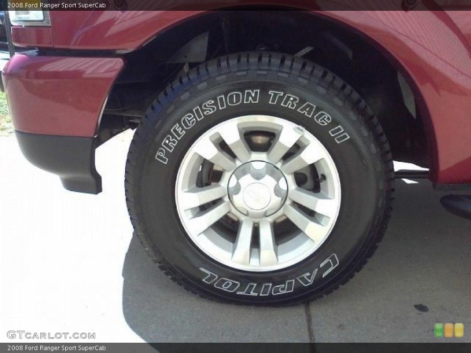2008 Ford Ranger Sport SuperCab Wheel and Tire Photo #38273100