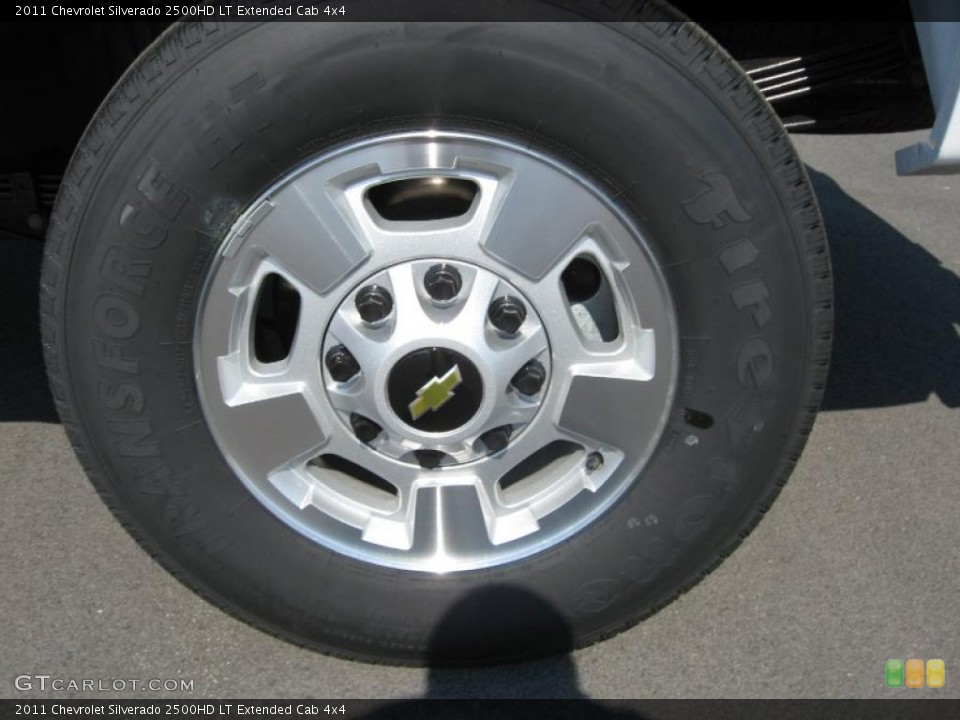 2011 Chevrolet Silverado 2500HD LT Extended Cab 4x4 Wheel and Tire Photo #38278832