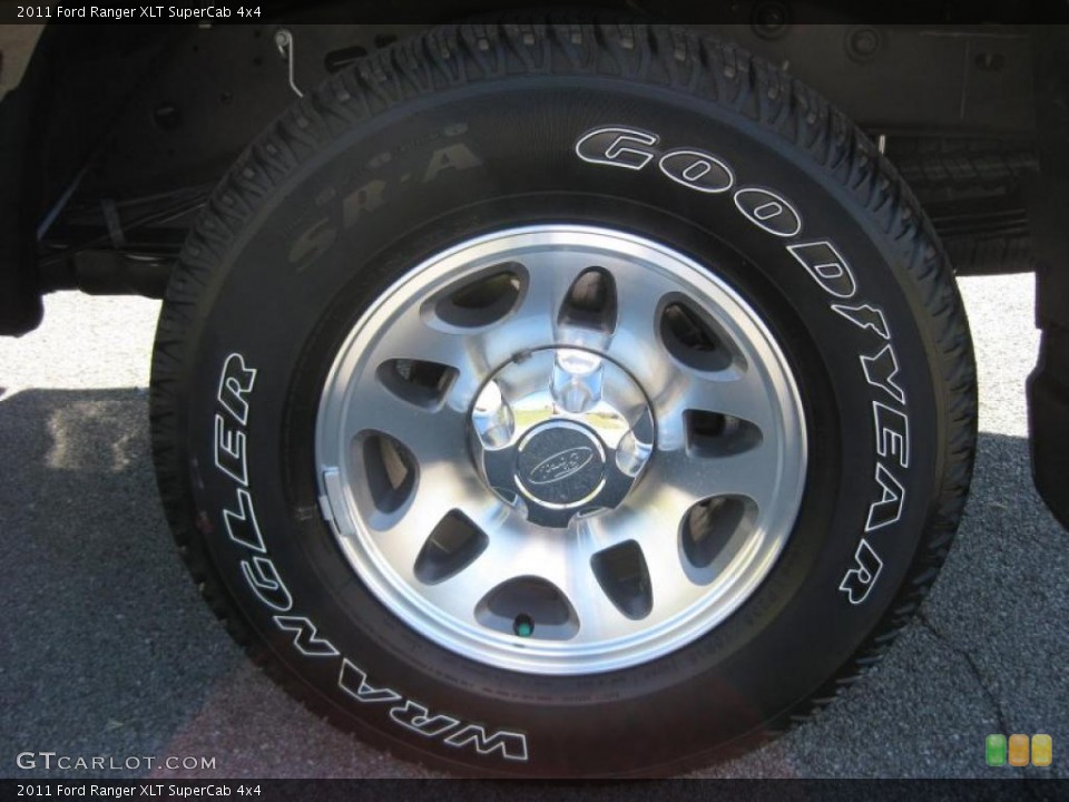 2011 Ford Ranger XLT SuperCab 4x4 Wheel and Tire Photo #38279636