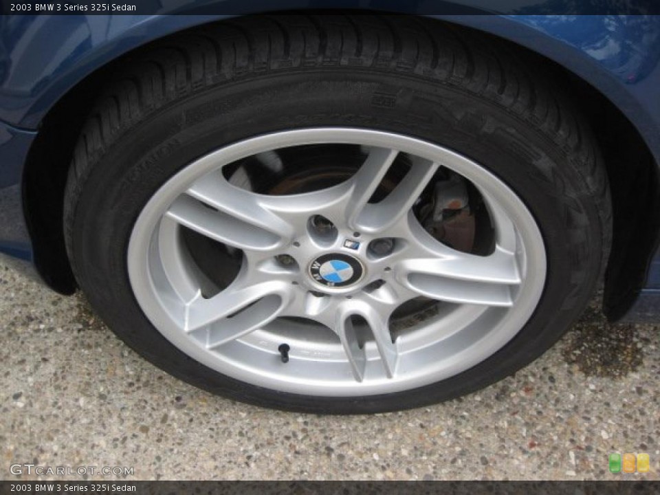2003 BMW 3 Series 325i Sedan Wheel and Tire Photo #38281236