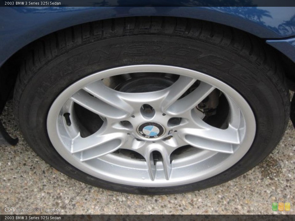 2003 BMW 3 Series 325i Sedan Wheel and Tire Photo #38281252