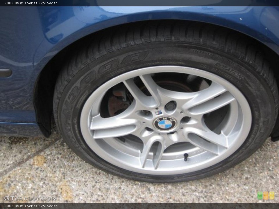 2003 BMW 3 Series 325i Sedan Wheel and Tire Photo #38281268