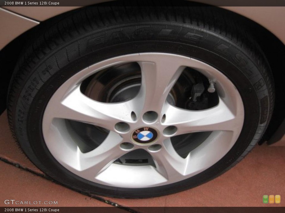 2008 BMW 1 Series 128i Coupe Wheel and Tire Photo #38281828