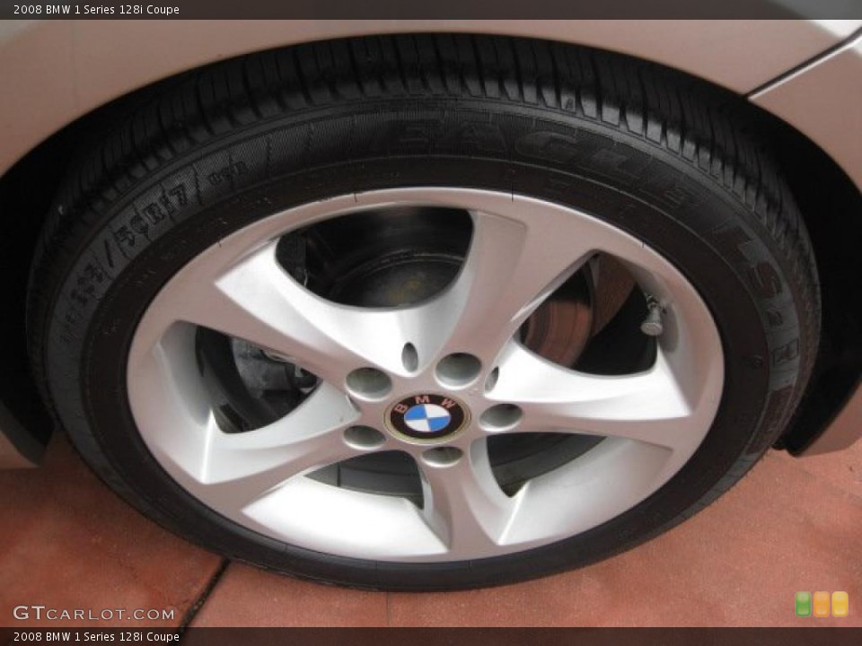2008 BMW 1 Series 128i Coupe Wheel and Tire Photo #38281844