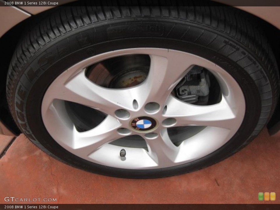 2008 BMW 1 Series 128i Coupe Wheel and Tire Photo #38281860