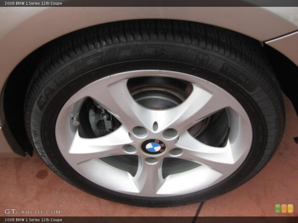 2008 BMW 1 Series 128i Coupe Wheel and Tire Photo #38281876