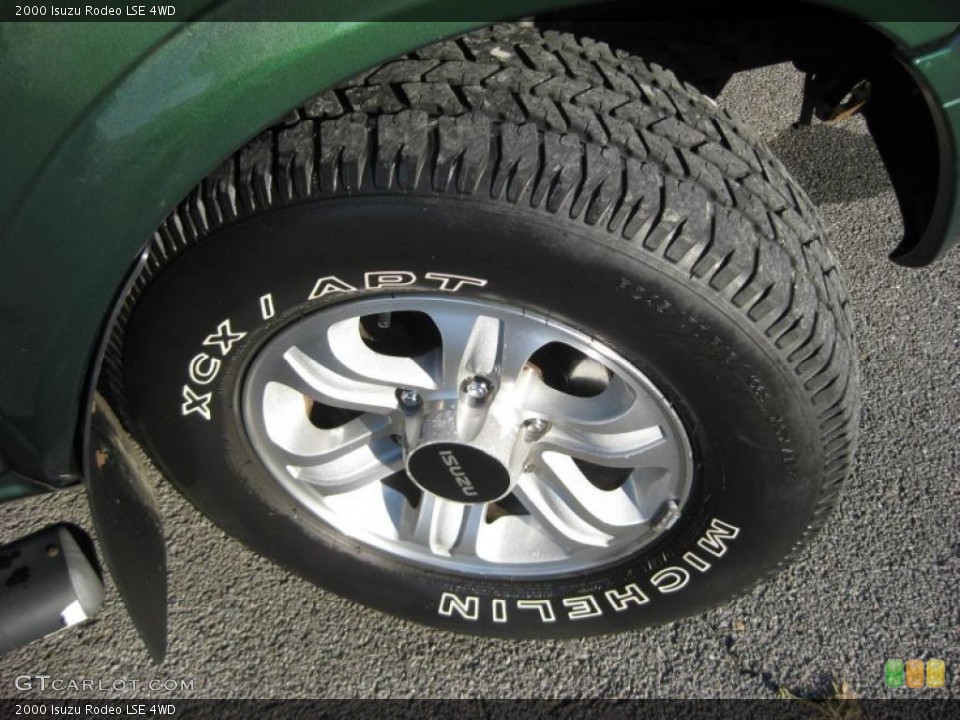 2000 Isuzu Rodeo LSE 4WD Wheel and Tire Photo #38283600