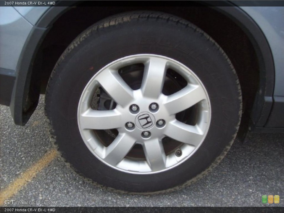 2007 Honda CR-V EX-L 4WD Wheel and Tire Photo #38283700