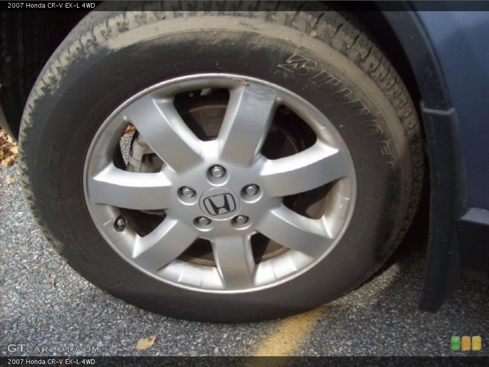 2007 Honda CR-V EX-L 4WD Wheel and Tire Photo #38283728