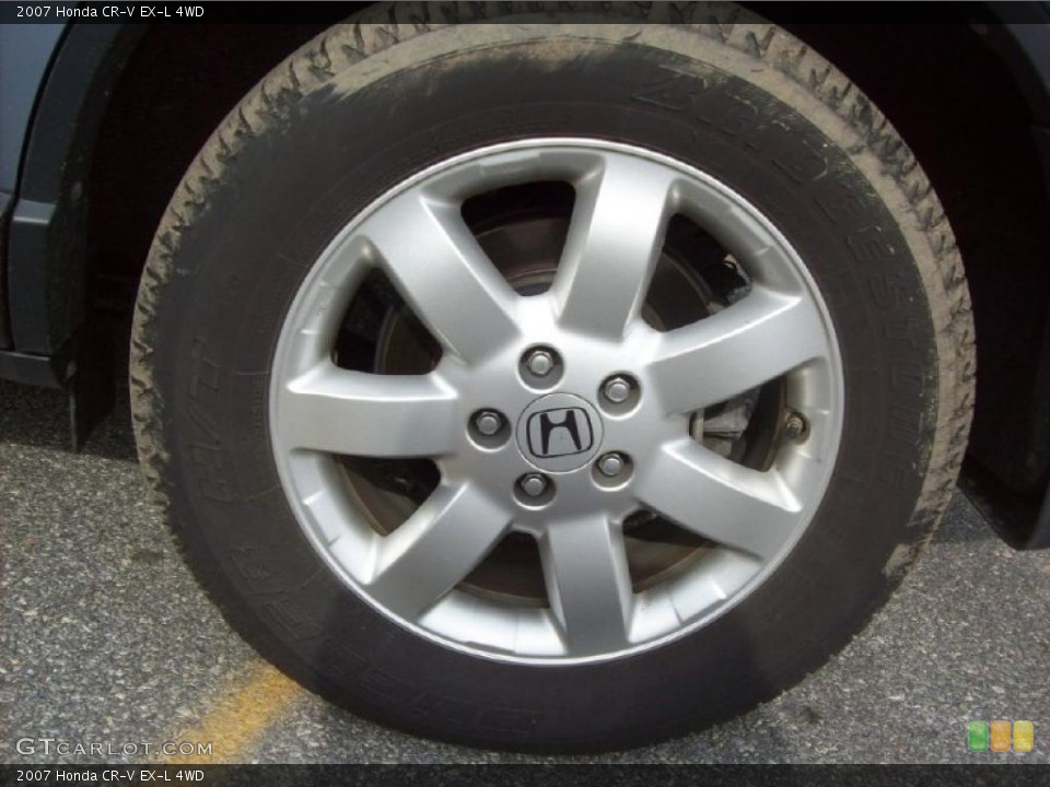 2007 Honda CR-V EX-L 4WD Wheel and Tire Photo #38283740