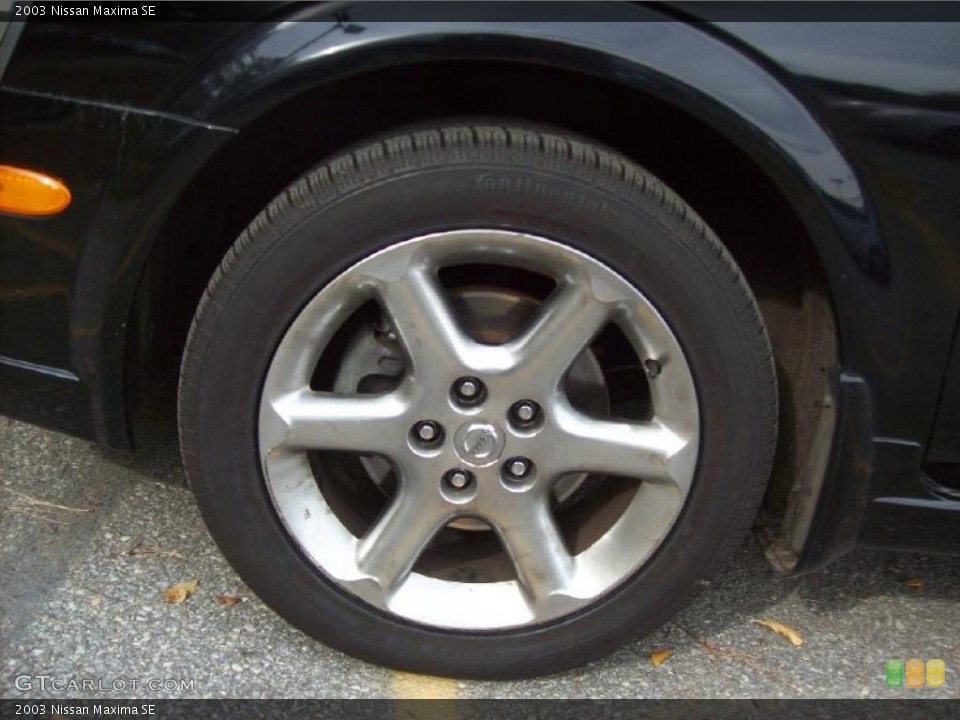 2003 Nissan Maxima SE Wheel and Tire Photo #38284508