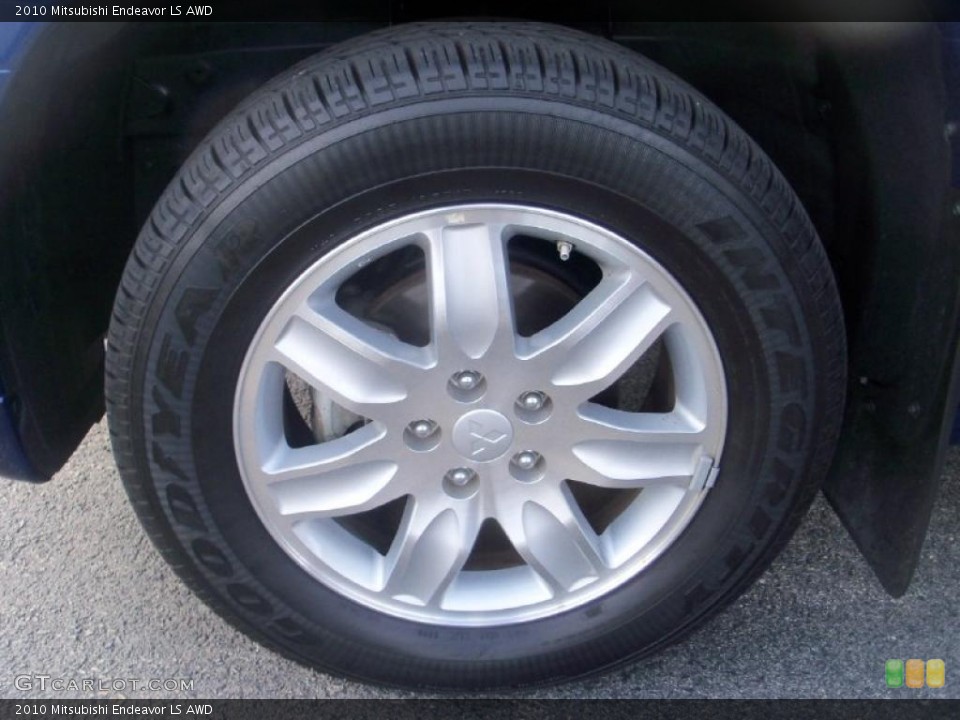 2010 Mitsubishi Endeavor LS AWD Wheel and Tire Photo #38285280
