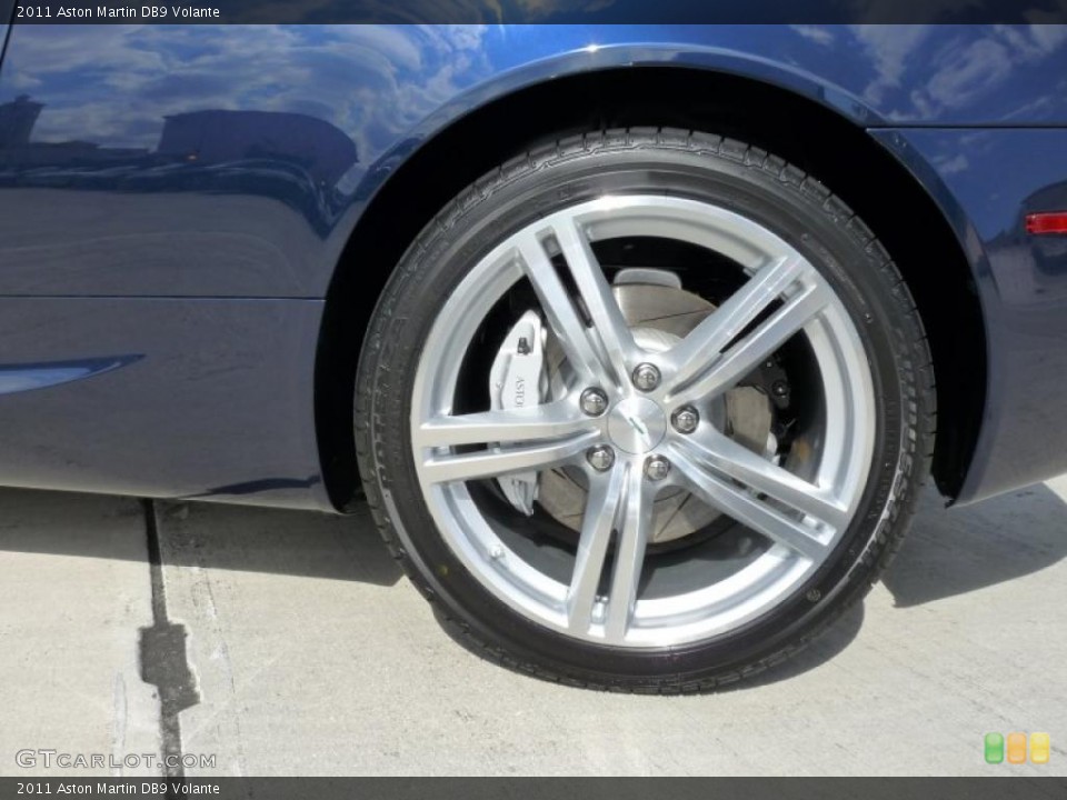 2011 Aston Martin DB9 Volante Wheel and Tire Photo #38288493