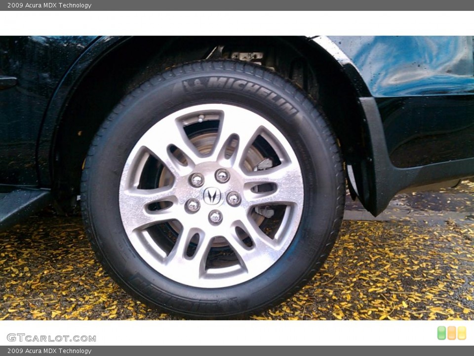 2009 Acura MDX Technology Wheel and Tire Photo #38290045