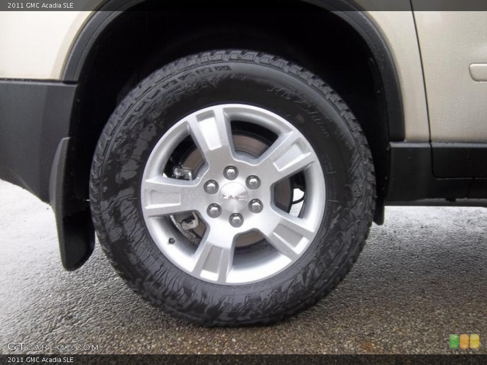 2011 GMC Acadia SLE Wheel and Tire Photo #38293902