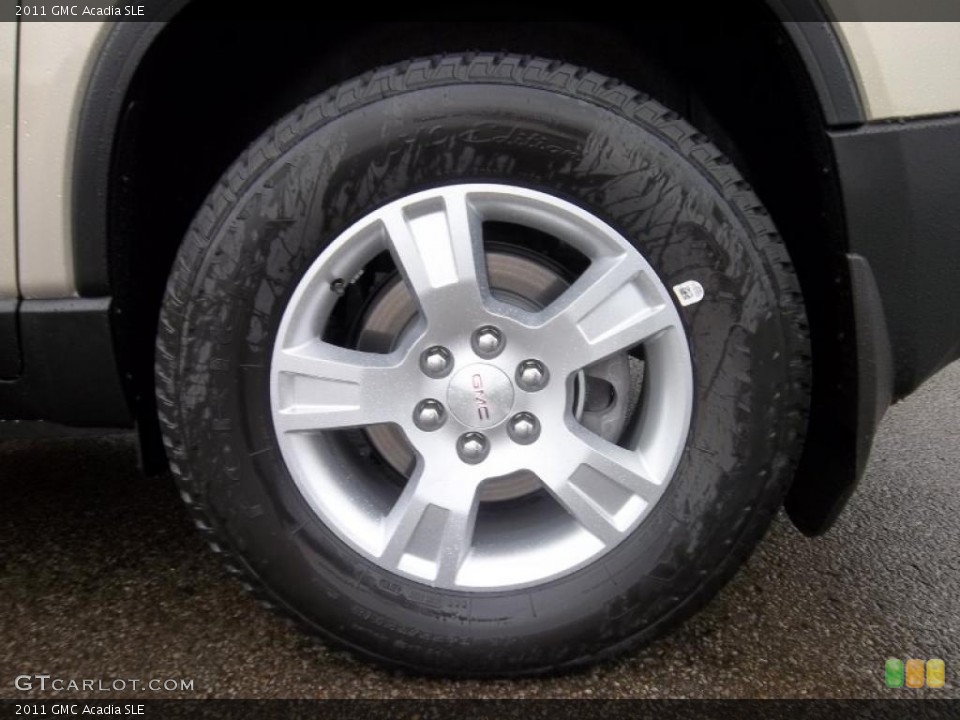 2011 GMC Acadia SLE Wheel and Tire Photo #38293954