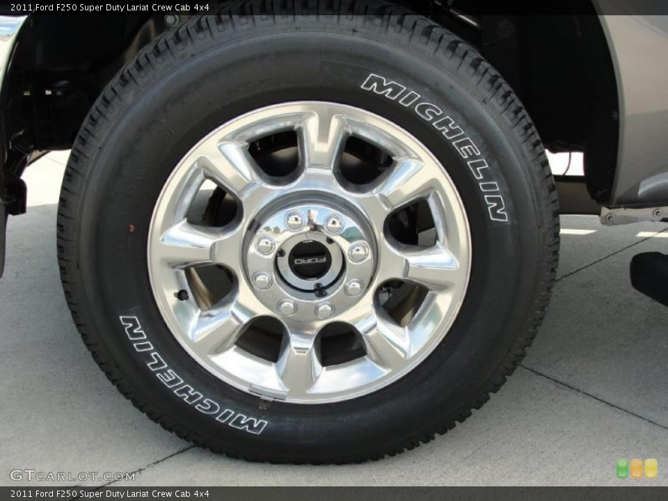 2011 Ford F250 Super Duty Lariat Crew Cab 4x4 Wheel and Tire Photo #38294614