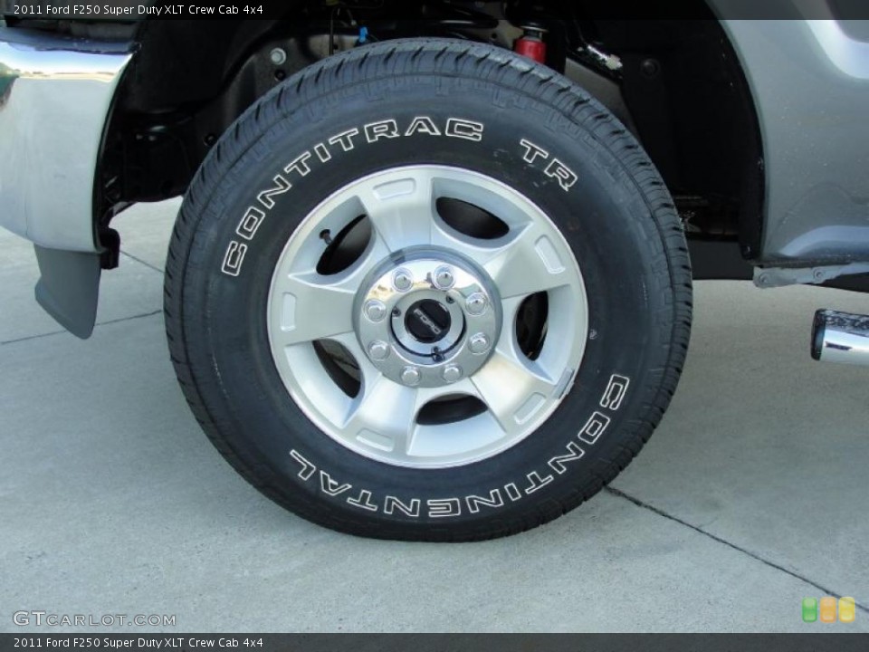 2011 Ford F250 Super Duty XLT Crew Cab 4x4 Wheel and Tire Photo #38295483