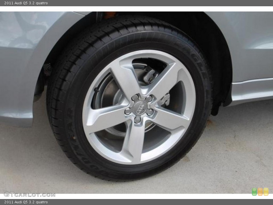 2011 Audi Q5 3.2 quattro Wheel and Tire Photo #38305607