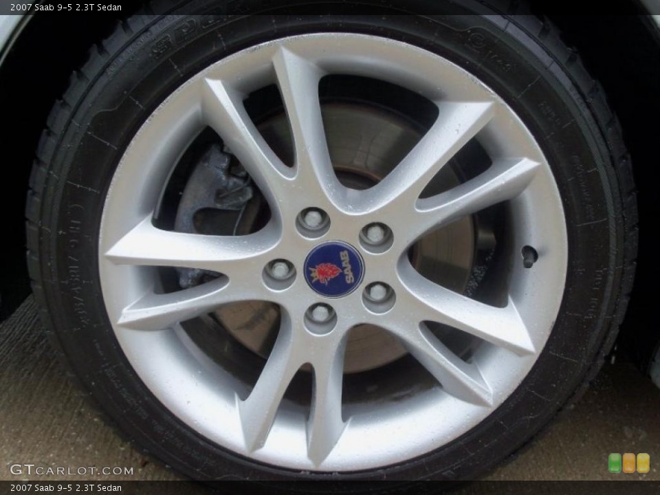 2007 Saab 9-5 2.3T Sedan Wheel and Tire Photo #38307271