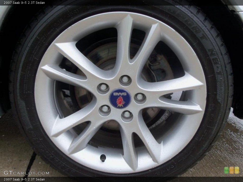 2007 Saab 9-5 2.3T Sedan Wheel and Tire Photo #38307291
