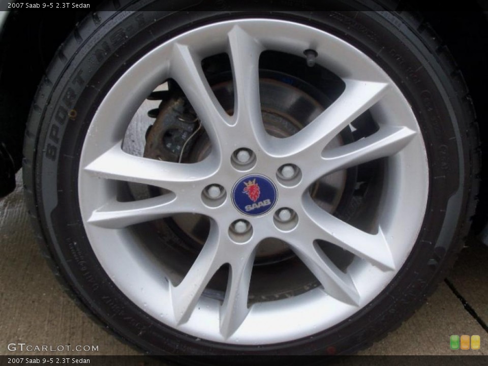 2007 Saab 9-5 2.3T Sedan Wheel and Tire Photo #38307323