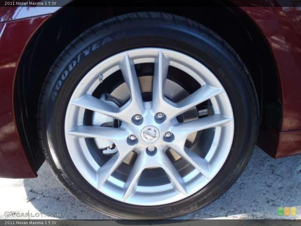 2011 Nissan Maxima 3.5 SV Wheel and Tire Photo #38308139