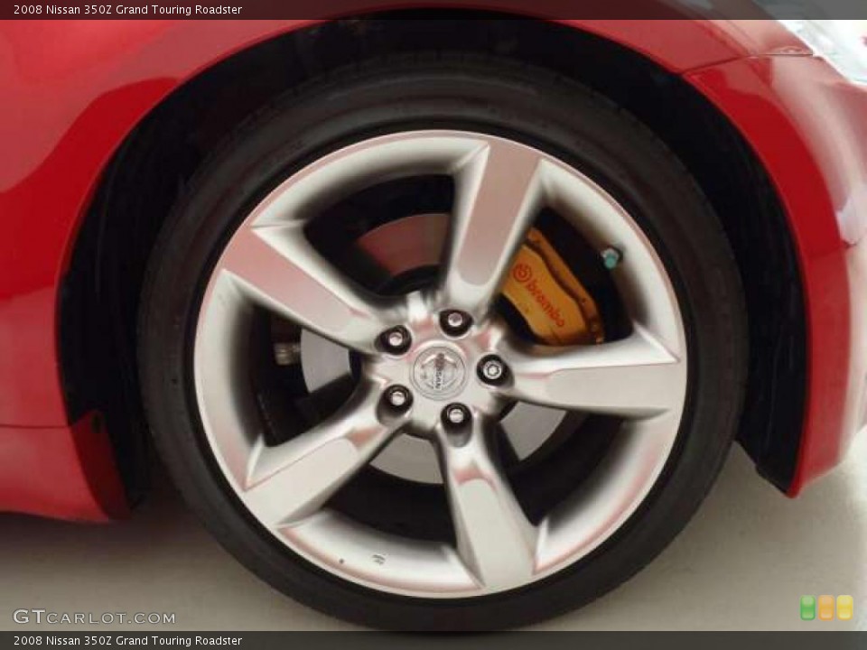 2008 Nissan 350Z Grand Touring Roadster Wheel and Tire Photo #38308299