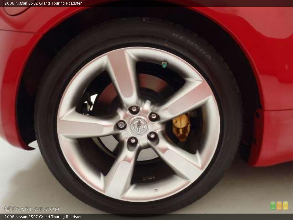 2008 Nissan 350Z Grand Touring Roadster Wheel and Tire Photo #38308315