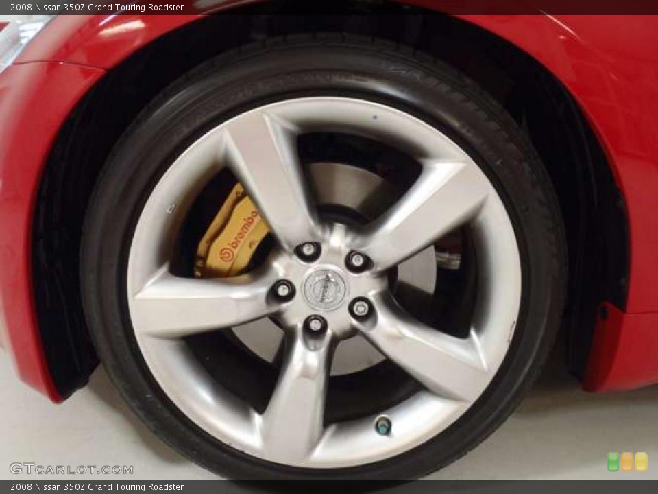 2008 Nissan 350Z Grand Touring Roadster Wheel and Tire Photo #38308343