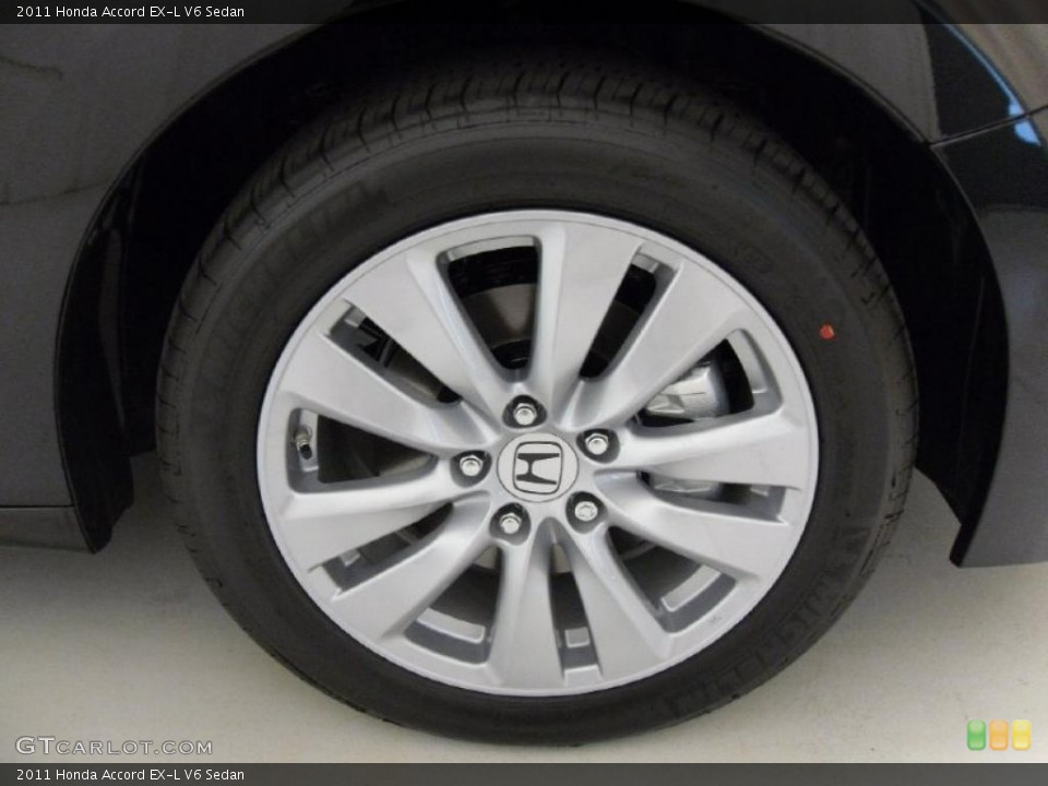 2011 Honda Accord EX-L V6 Sedan Wheel and Tire Photo #38312839