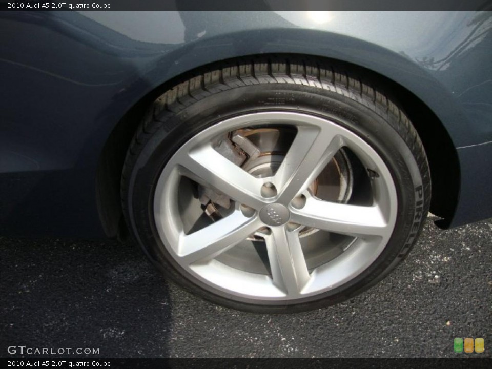 2010 Audi A5 2.0T quattro Coupe Wheel and Tire Photo #38313915
