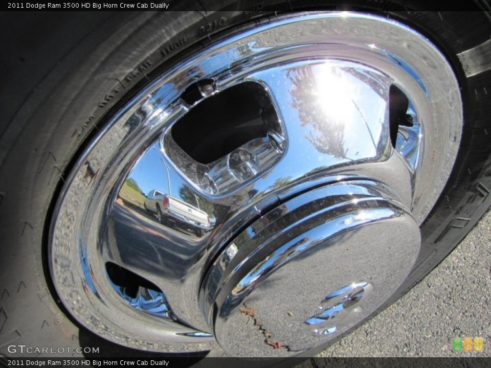 2011 Dodge Ram 3500 HD Big Horn Crew Cab Dually Wheel and Tire Photo #38316667