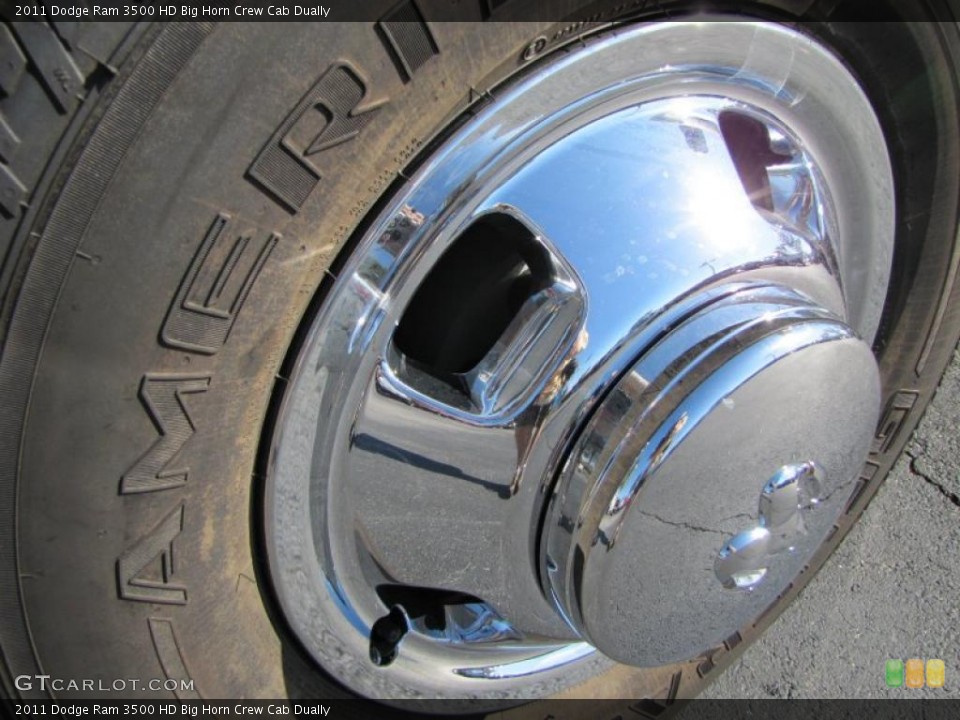 2011 Dodge Ram 3500 HD Big Horn Crew Cab Dually Wheel and Tire Photo #38317367