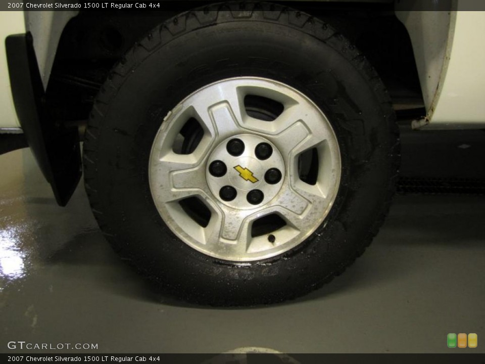 2007 Chevrolet Silverado 1500 LT Regular Cab 4x4 Wheel and Tire Photo #38320795